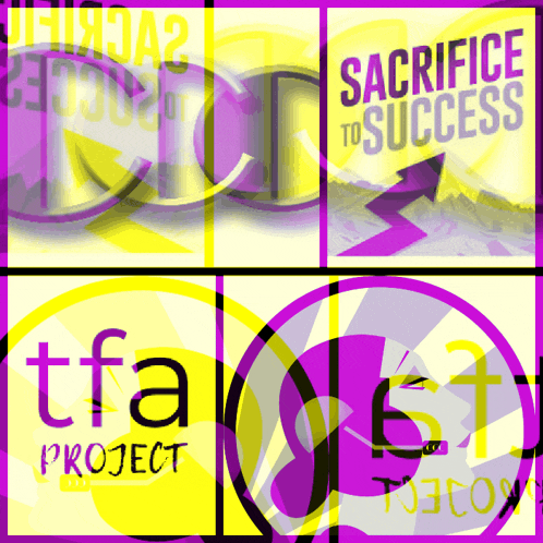 the tfa project logo is displayed on a purple and yellow background