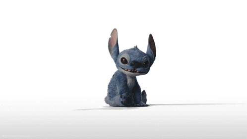 a cartoon character is laying on its back with a white background behind it
