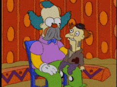 Krusty The Clown The Simpsons GIF - Krusty The Clown The Simpsons Krusty Gets Kancelled GIFs
