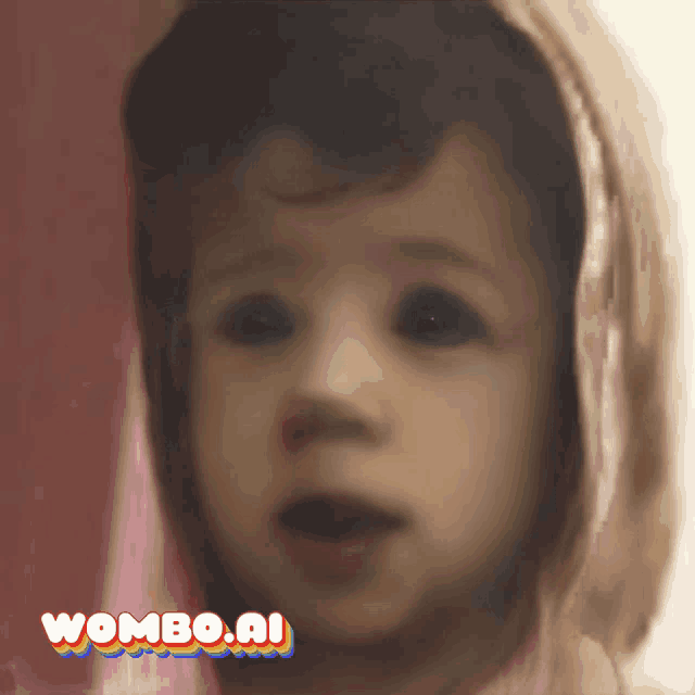 a painting of a child with the words wombo.ai on the bottom right