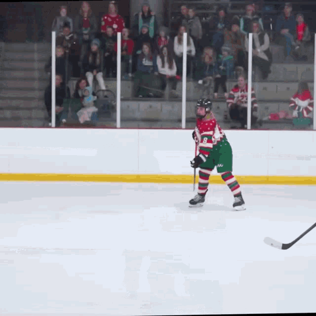 a hockey player with the number 20 on his jersey is standing on the ice