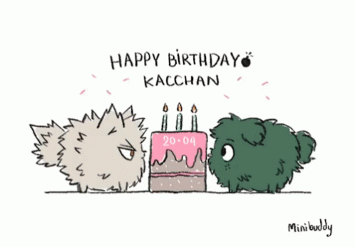 Katsuki Bakugo GIF - Katsuki Bakugo Happy Birthday GIFs