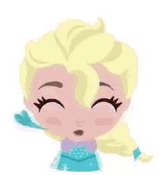 a cartoon illustration of a girl with a bow on her head and the words smooch .