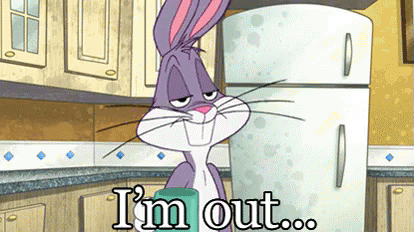 Out Bunny GIF - Out Bunny Bugs Bunny GIFs