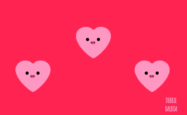 a pink background with hearts and the words " feliz dia de amor y amistad "