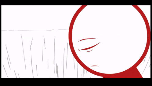 a gray and red background with a red circle in the center
