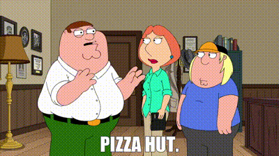 Family Guy Peter Griffin GIF - Family Guy Peter Griffin Pizza Hut GIFs