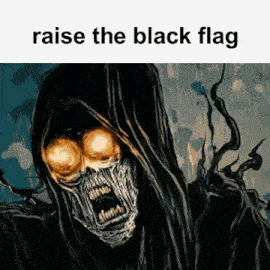 Raise The Black Flag Teminite GIF - Raise The Black Flag Teminite Bigger Cannon GIFs