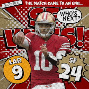 San Francisco 49ers (24) Vs. Los Angeles Rams (9) Post Game GIF - Nfl National Football League Football League GIFs