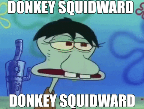 Donkey Squidward GIF - Donkey Squidward Squidward Donkey GIFs
