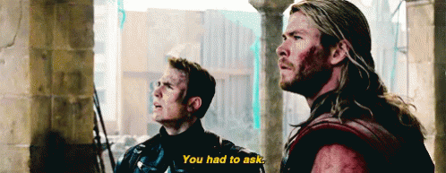 You Had To Ask GIF - Avengers Age Of Ultron Captain America GIFs