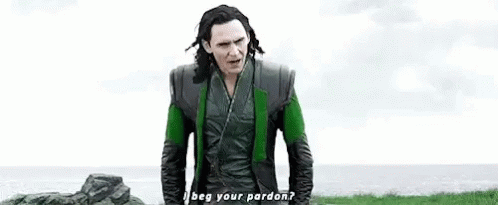 I Beg Your Pardon Tom Hiddleston GIF - I Beg Your Pardon Tom Hiddleston Loki GIFs