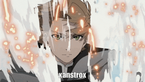 a drawing of a man with kanstrox written in the corner