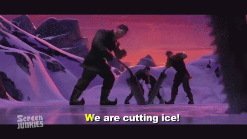   GIF - Frozen Cutting Ice GIFs
