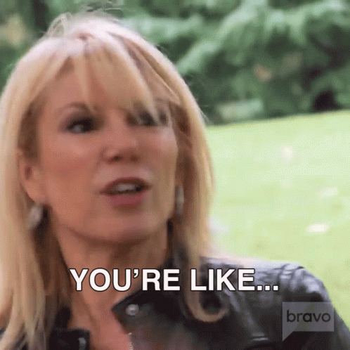 Youre Like Real Housewives Of New York GIF - Youre Like Real Housewives Of New York Rhony GIFs