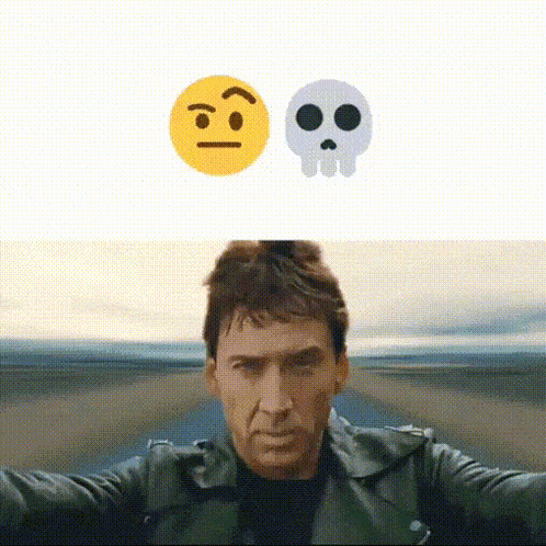 Nicolas Cage Skull GIF - Nicolas Cage Skull Raised Eyebrows GIFs