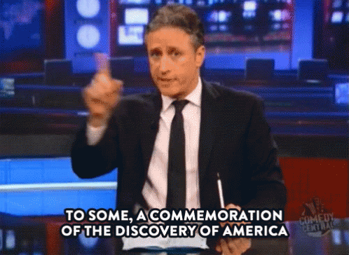 Jon Stewart A Commemoration Of The Discovery Of America GIF - Jon Stewart A Commemoration Of The Discovery Of America Host GIFs