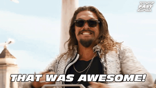 That Was Awesome Dante GIF - That Was Awesome Dante Jason Momoa GIFs