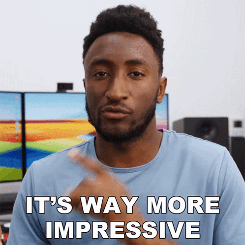Its Way More Impressive Marques Brownlee GIF - Its Way More Impressive Marques Brownlee Its Much More Awe Inspiring GIFs