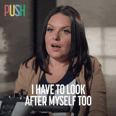 I Have To Look After Myself Too Victoria Berezovich GIF - I Have To Look After Myself Too Victoria Berezovich Push GIFs