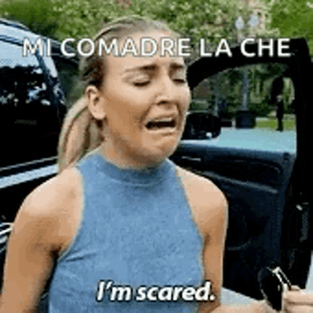 Perrie Edwards Im Scared GIF - Perrie Edwards Im Scared Mi Comadre La Che GIFs