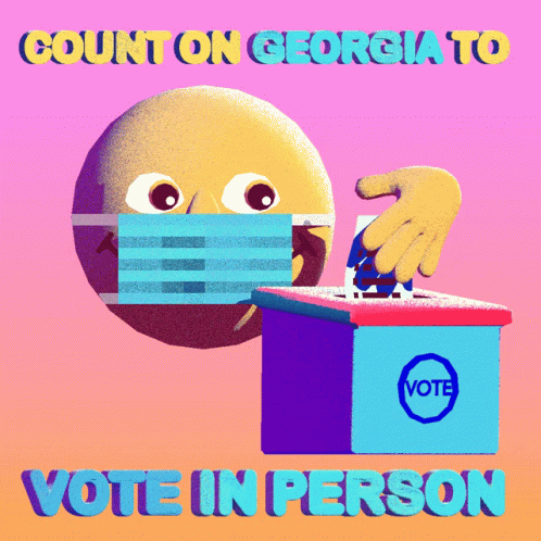 Count On Georgia To Vote In Person Ga GIF - Count On Georgia To Vote In Person Count On Georgia Ga GIFs