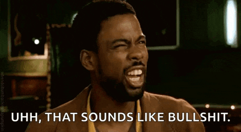 a man with a beard is making a face and saying uhh that sounds like bullshit .