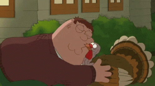 Family Guy Turkey GIF - Family Guy Turkey Kiss GIFs