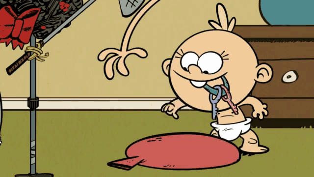 a baby in a diaper with a pacifier in its mouth