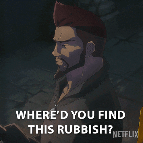 Whered You Find This Rubbish Vesemir GIF - Whered You Find This Rubbish Vesemir Witcher GIFs