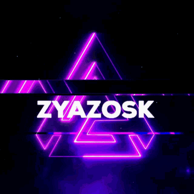 a zyazosk logo with a triangle in the middle