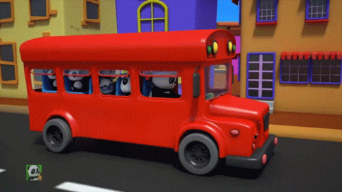 School Bus Riding GIF - School Bus Riding Going To School GIFs