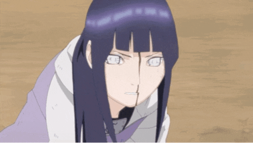 a close up of a girl with purple hair