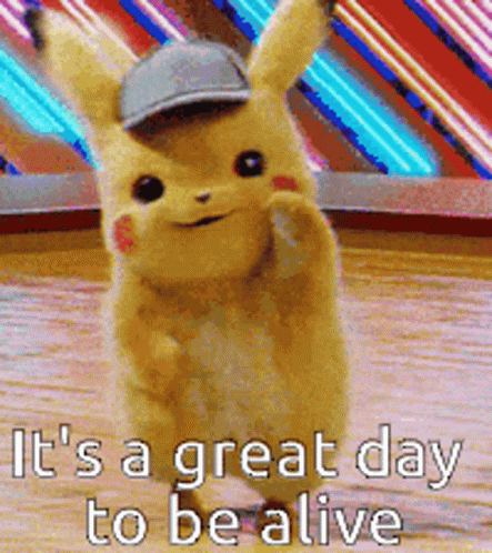 Happy Dance Pikachu GIF - Happy Dance Pikachu Great Day GIFs