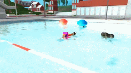 Swimming Away Roblox GIF - Swimming Away Roblox Swim Lessons GIFs