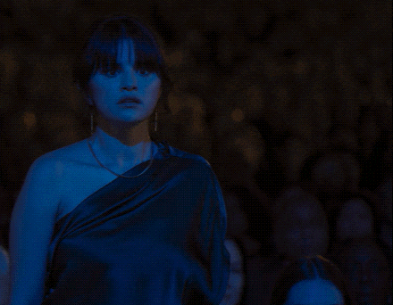 a woman in a blue dress with the words you 've gotta be f # # king kidding me