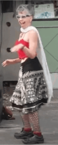 Lady Dancing At The Space Needle In Seattle Washington Boogie-woogie GIF - Lady Dancing At The Space Needle In Seattle Washington Boogie-woogie GIFs