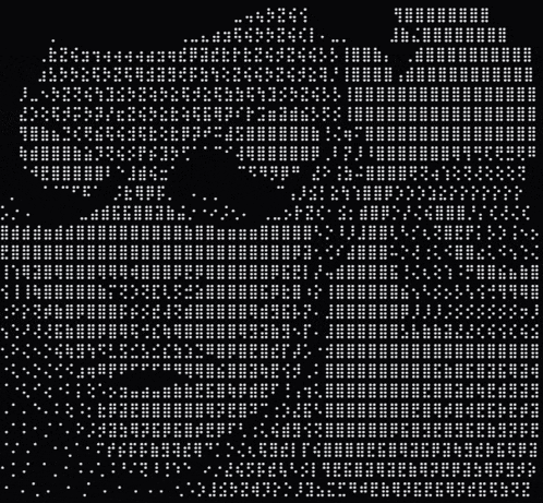 a black background with a lot of white dots on it .