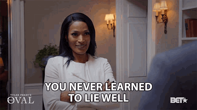 You Never Learned To Lie Well Kron Moore GIF - You Never Learned To Lie Well Kron Moore Victoria Franklin GIFs