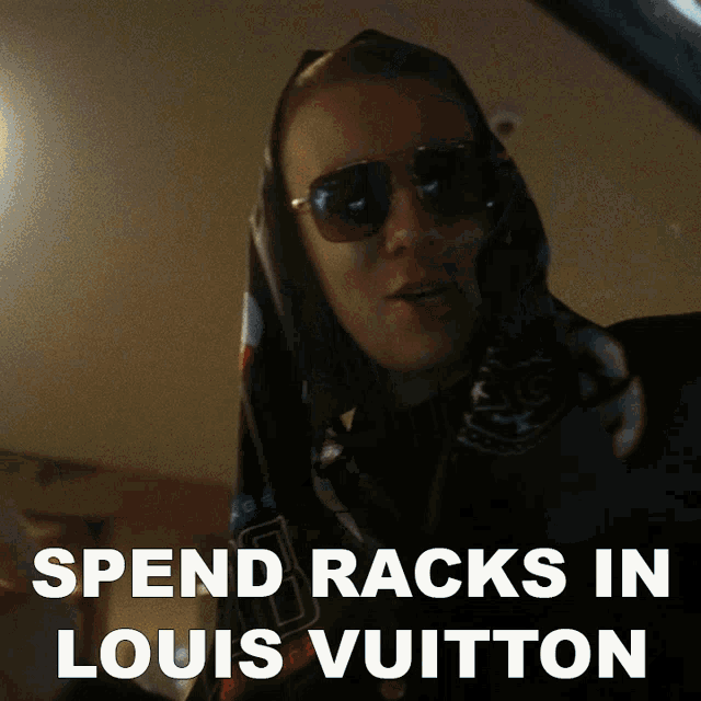 Spend Racks In Louis Vuitton Aitch GIF - Spend Racks In Louis Vuitton Aitch Louis Vuitton GIFs