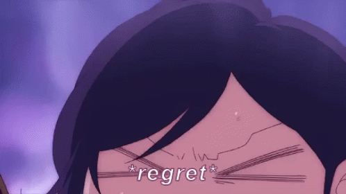 Kupogossip Regret GIF - Kupogossip Regret Anime GIFs
