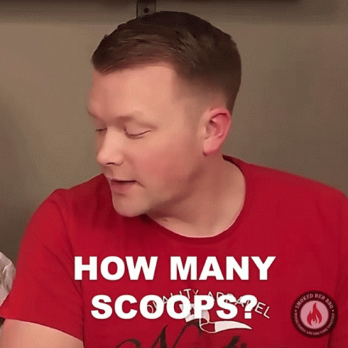 How Many Scoops Brian Marlow GIF - How Many Scoops Brian Marlow Smoked Reb Bbq GIFs
