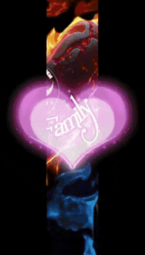 a heart shaped light is coming out of a dark room
