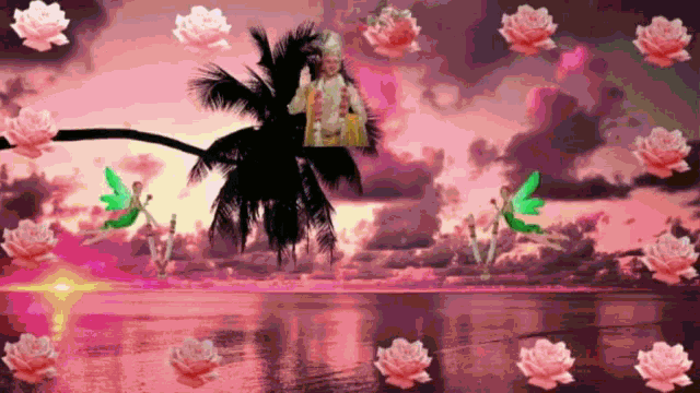 Jai Sh Krishna Flowers GIF - Jai Sh Krishna Flowers GIFs