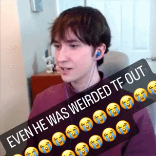 Huntychan Even He Was Weirded Out GIF - Huntychan Even He Was Weirded Out GIFs