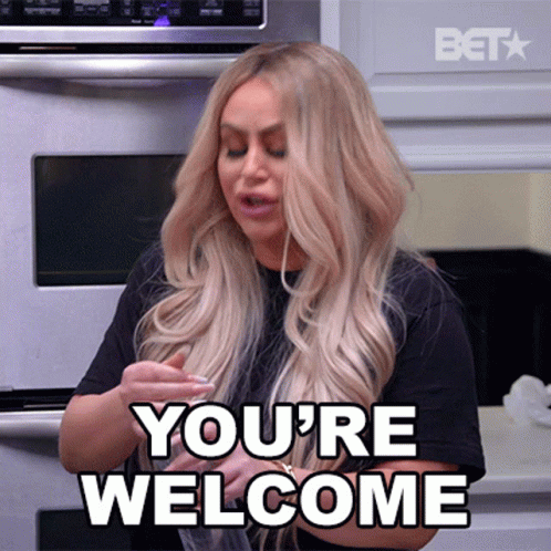 Youre Welcome Aubrey Oday GIF - Youre Welcome Aubrey Oday The Encore GIFs