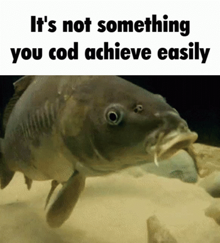Its Not Something You Cod Achieve Easily Cod GIF - Its Not Something You Cod Achieve Easily Cod Shrimple GIFs