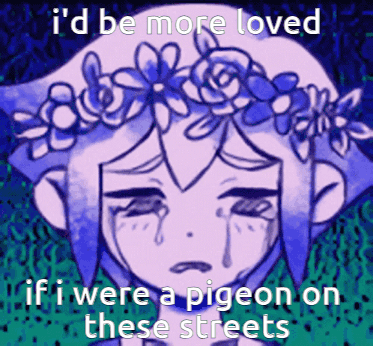Omori Pigeon GIF - Omori Pigeon Im Unlovable GIFs