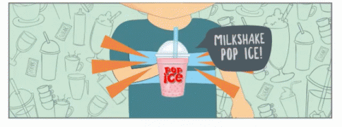 Milkshake Pop Ice GIF - Pop Ice Milkshake Jajanan GIFs