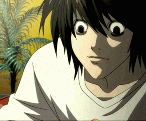 Death Note Lawliet GIF - Death Note Lawliet Strawberry GIFs